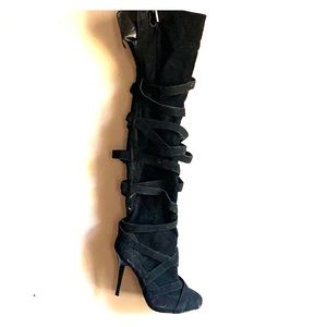 Sacred Heart Thigh High Stiletto